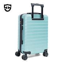 Direktverkauf ab Werk Leichtgewichtige Moderne Carry-On Spinner-Koffer Trolley-Reisetasche ABS+PC Wasserdichtes Langlebiges Gepäck 360°
