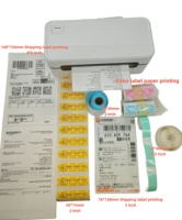 Printer Label Thermal Barcode Stiker Pengiriman 100*150mm 4*6 Inch Kecepatan Tinggi /Wi-Fi 110V-240V 203dpi 160mm/detik