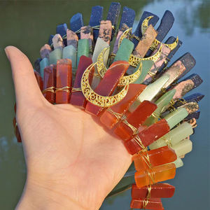 도매 천연 보석 골든 문 액세서리 마녀 크리스탈 크라운 머리띠 티아라 크리스탈 티아라 - Product Image 1