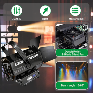 Igracelite 200W/400W LED RGBAL Zoom Fresnel Luce da Studio per Chiesa e Palcoscenico Teatrale - Product Image 3