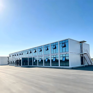 Maison Modulaire Préfabriquée Moderne Démontable en Conteneur Plat, Direct Usine, avec Panneaux Sandwich pour Dortoir et Villa - Product Image 4