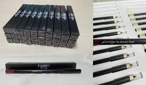 COEOVO 블랙 매트 립 라이너 크림 공급 업체 립 라이너 개인 상표 브라운 립 라이너 연필