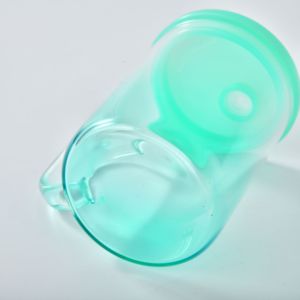 Entrepôt USA – Tasses à café transparentes en plastique de 17 oz avec couvercles colorés et poignée, idéales pour la sublimation - Product Image 6