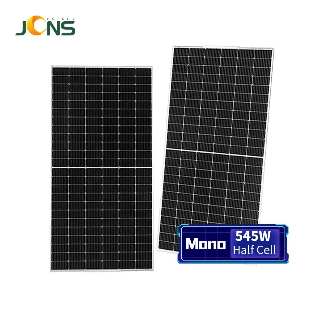JCNS Hochleistungs-Solarmodule 530W 535W 540W 550W Mono kristalline Solarmodule mit CE-TÜV-Zertifikat