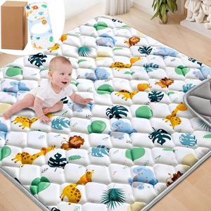 <span class=keywords><strong>Tapis</strong></span> de jeu pour bébé 50" x 50" épaissi, doux, imperméable et antidérapant, <span class=keywords><strong>tapis</strong></span> de <span class=keywords><strong>sol</strong></span> pour ramper, <span class=keywords><strong>tapis</strong></span> de jeu pour nouveau-né - Product Image 6