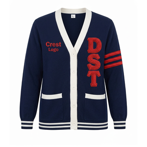 Suéter Cárdigan Deportivo para Mujer, Marca Power Abaan, Lana/Acrílico, Antiarrugas, Transpirable, de Secado Rápido, Estilo Europeo, con Botones al Frente, Venta al Por Mayor - Product Image 1