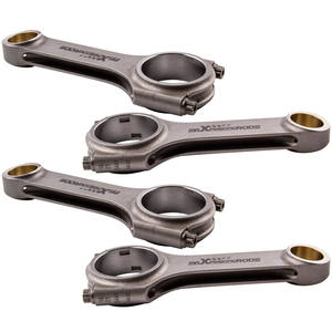 MaXpeedingrods 4x 4340 Gesmede H-Profiel Pleugelstangen +ARP2000 Bouten voor Audi voor VW EA888 <span class=keywords><strong>2</strong></span>.0L TSI Motor 144mm - Product Image 1