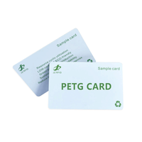 Tarjeta NFC de material PLA/RPVC/PETG/PC sostenible reciclado respetuoso con el medio ambiente, tarjeta RFID de plástico BIO