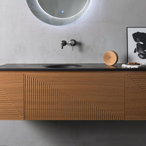 Moderno Irrompible Flotante Baño Vanidades Rectángulo Minimalista Diseño Montaje en Pared Muebles para Uso Doméstico o Hotelero - Product Image 3