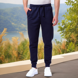 กางเกงขายาวผู้ชายผ้าฝ้ายสำหรับฤดูร้อน ระบายอากาศได้ดี ทรงหลวม สไตล์สตรีทแวร์ สีพื้น แฟชั่นลำลอง รับผลิตแบบ OEM - Product Image 3