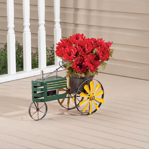 Support de pot de fleurs en métal <span class=keywords><strong>pour</strong></span> vélo, décoration intérieure, style antique, <span class=keywords><strong>pour</strong></span> jardin, patio, balcon, fournitures de jardin - Product Image 3