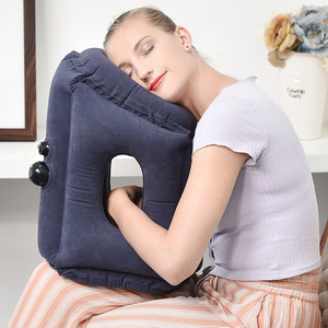 Flocage oreiller de couchage oreiller <span class=keywords><strong>gonflable</strong></span> taille <span class=keywords><strong>coussin</strong></span> U oreiller voyage Portable longue Distance <span class=keywords><strong>avion</strong></span> rouge lancer Pi - Product Image 1