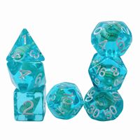 Dés polyédriques DND en résine pour jeux de rôle, ensemble de dés à bords vifs pour vente en gros