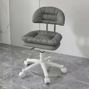 Silla Giratoria Ergonómica de Alta Calidad en Cuero Sintético Ajustable con Rotación de 360 Grados para Salón de Belleza Profesional y <span class=keywords><strong>Barber</strong></span>ía - Product Image 1