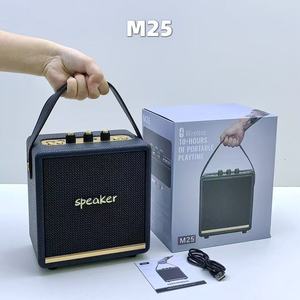 New Arrival Wholesale M25 Blue Tooth <strong>Speaker</strong> Portable HIFI <strong>Sound</strong> <strong>Box</strong> Outdoor Wireless Heavy Bass Retro <strong>Speaker</strong>