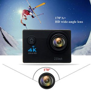 Caméra d'action 4K Ultra HD étanche jusqu'à 30m avec Wi-Fi, fixation pour casque, mini caméra sport pour enregistrement de plongée - Product Image 3