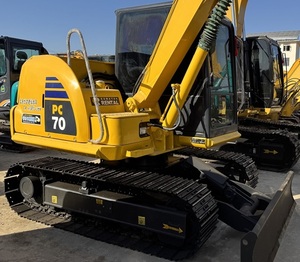 Excavatrice d'occasion certifiée EPA Komatsu PC70/PC60/PC56 de 7, 6 et 5 tonnes, chenilles en caoutchouc, mini-excavatrice, 95% neuve, haute qualité. - Product Image 5