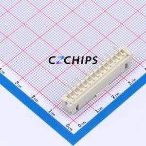 WAFER-XH2.54-13PLB Wire-to-Board Pin Header SMD,P=2.5mm Connector 1x13P 2.5mm Vertical Mount XH - Product Image 2