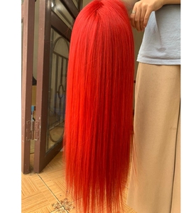 Extensions de cheveux humains naturels rouges lisses CDYHAIRVN, directement de l'usine, en lots avec closure et frontal en dentelle pour la fabrication de perruques sur mesure B2B - Product Image 1