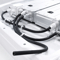 Tuyau en caoutchouc EPDM pour refroidissement liquide de serveurs IA, pour systèmes informatiques de centres de données avec circulation de liquide de refroidissement et dissipation thermique