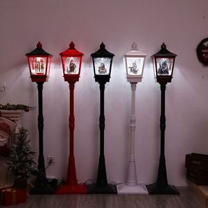 JYAO Snow Capped <strong>Light</strong> up <strong>Old</strong> Fashioned Christmas <strong>Street</strong> Lamp With Music - Product Image 1