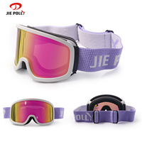 Lunettes de ski OTG personnalisées avec logo OEM, verres magnétiques de luxe pour l'extérieur, photochromiques, pour snowboard,