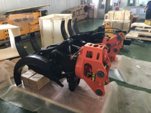 Hydraulische <span class=keywords><strong>Grapple</strong></span> China Leverancier Groothandel Graafmachine Hydraulische Roterende Grijper - Product Image 5