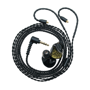 Kulak monitöründe pirol ve 1ba çift sürücü IEM müzik kulaklık PVC 4-Strands OFC ayrılabilir MMCX 3.5mm kulaklık kablosu - Product Image 3