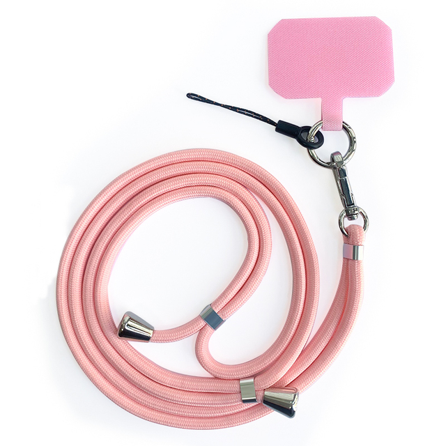 Wholesale Adjustable Crossbody Neck Strap Nylon Patch Phone Lanyard Universal Mobile Smartphone