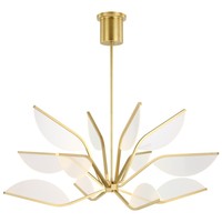 XZ nórdico moderno minimalista oro dormitorio sala de estar comedor decoración Led flor artificial lámpara colgante