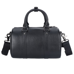 Bolso Mensajero de Cuero Genuino de Grano Completo, Bolso de Hombro de Cuero Vacuno Negro Natural, Bolso Cruzado de Viaje de Lujo - Product Image 2