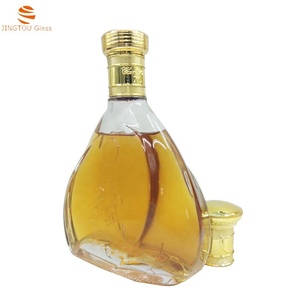 Chai thủy tinh đựng rượu Whisky, Vodka, XO, Tequila, rượu mạnh, dung tích 375ml, 500ml, 750ml, 1000ml, có nắp, bán sỉ - Product Image 5