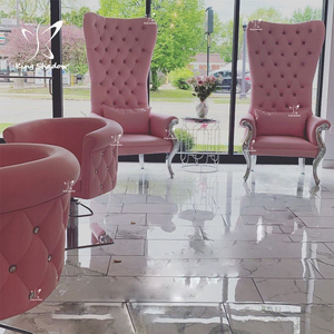 เก้าอี้เสริมสวย King Shadow หรูหรา,เก้าอี้สปาเท้าราชาและราชินีบัลลังก์ - Product Image 2