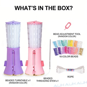 Kit de Fabricación de Pulseras con Más de 2000 Cuentas AiJH, Juego de Joyería de Artesanía con Logotipo Personalizado al por Mayor para Niños, <span class=keywords><strong>Juguete</strong></span> Educativo STEM, Regalo - Product Image 3