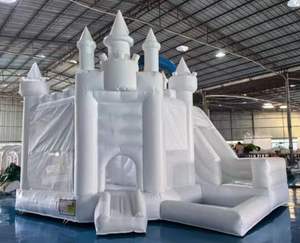 Casa de rebote inflable de PVC de 20 pies de color pastel con tobogán y piscina de bolas, castillo hinchable para saltar para alquiler de fiestas - Product Image 6