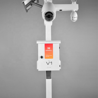 Boîtier métallique étanche Harwell pour caméra extérieure et batterie solaire avec ventilateur de refroidissement pour appareil électrique IP55