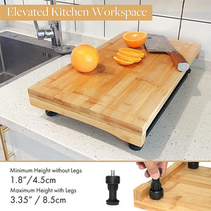 Fabricante de comercio electrónico transfronterizo vende al por mayor encimeras de bambú crudo, tablas de cortar para cocina y tablas para cortar carne. - Product Image 5
