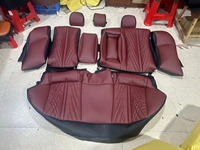 Housses de siège auto personnalisées pour les séries 7, 5, 3, 1, X5, X3, X1, E46, E90, E60, F30, F10, E39 - Accessoires complets pour 5 sièges - Cuir de luxe