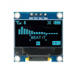 โมดูลจอแสดงผล POLED ขนาดเล็ก 0.91 นิ้ว 0.96 นิ้ว 1.3 นิ้ว พร้อมการสื่อสารแบบ IIC สีเหลืองน้ำเงินสองสี น้ำเงินขาว - Product Image 2