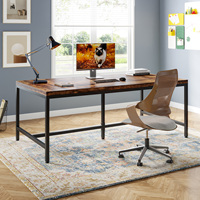 Tribesigns Table de réunion de conférence 6FT Rectangle Executive Desk Table de bureau à domicile Boss Executive Desk