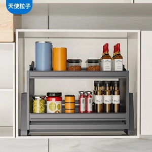 Particles Wholesale Home <b>Kitchen</b> Living Room Lift <b>Storage</b> Basket Closet Accessories Pull Down Aluminum TST Closet Accessories - Product Image 5