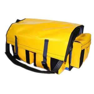 Sac à outils jaune PVC personnalisable OEM/ODM pris en charge Taille et matériau personnalisés Capacité de 150 lb 0-4 poches - Product Image 3