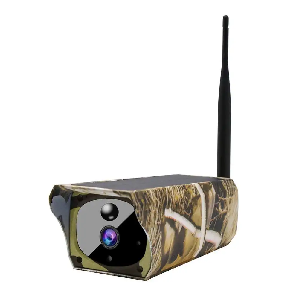 IP66 Waterproof Security Trail ,with Night Vision Motion Activated Wildlife Hunting time Camouflage Solar Powered Camera