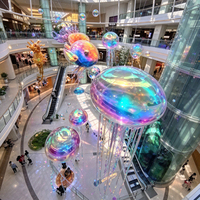 Modèles gonflables de poissons tropicaux et d'équidéens marins pour la promotion d'événements, la décoration de centres commerciaux et la présentation de créatures marines