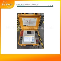 Testeur de résistance d'enroulement CC portable monophasé HVHIPOT DC 10A avec garantie d'un an, tension 220V