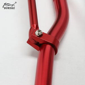 Parte de los sistemas del cuerpo de la motocicleta Manillar de la motocicleta 4mm de espesor Manillar universal de aleación de aluminio para Racing Dirt Pit Bike - Product Image 6