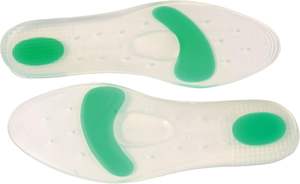 Semelles intérieures en silicone pour le sport, semelles épaisses en silicone, soutien de la voûte plantaire, coussinets de chaussures en silicone, demi-semelles unisexes - Product Image 2