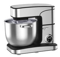 Batteur sur socle professionnel 2800W 16L grande capacité, avec minuterie, puissance élevée, pour la pâtisserie et la cuisine domestique, avec bol mélangeur