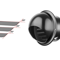 Capuchon de ventilation mural rond de 4 pouces en acier inoxydable Couvercle de ventilation externe pour extracteur d'air