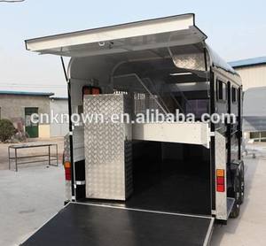 Remorque à angle pour 3 chevaux, norme européenne 2025, acier galvanisé, avec chariot à chevaux, camion à vendre - Product Image 4